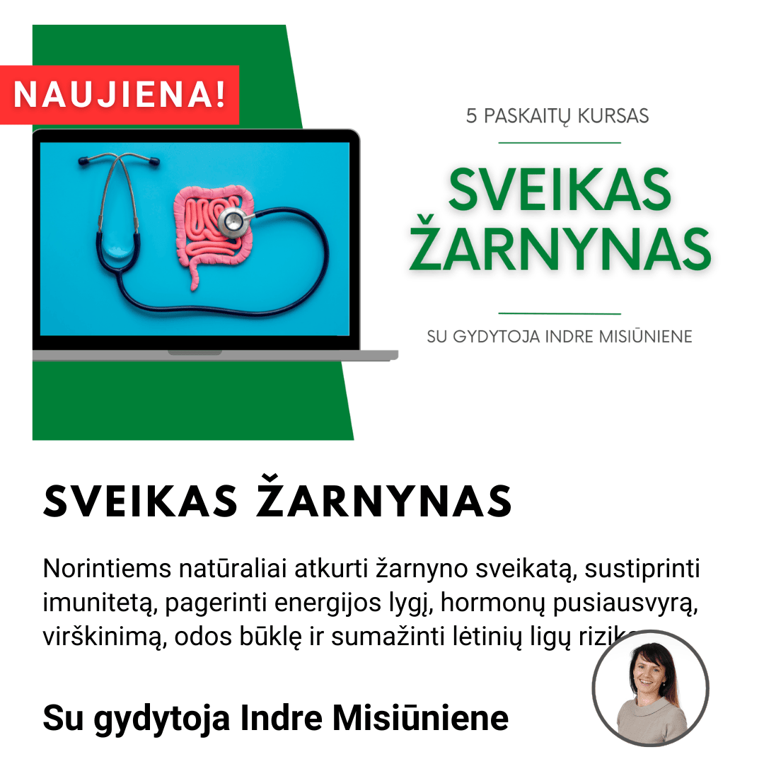 Kursas apie sveiką žarnyną
